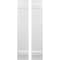 Ekena Millwork Americraft 3-Board, 2 Batten Exterior Real Wood Joined Board-n-Batten Shutters, ARW101BB311X56WHH, PR ARW101BB311X56WHH - alternate 1
